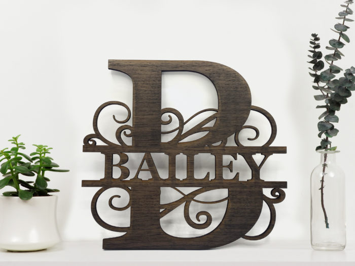 Monogram Name Sign - Image 3