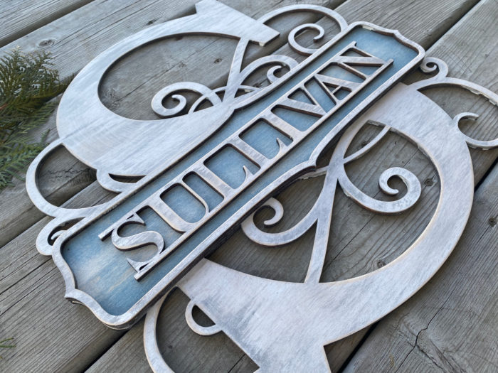 Layered Monogram Sign - Image 2