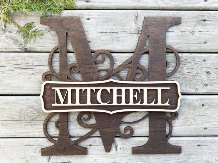 Layered Monogram Sign - Image 6